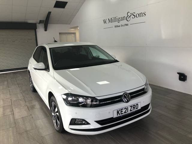 Volkswagen Polo 1.0 TSI 95 Match 5dr Hatchback Petrol White