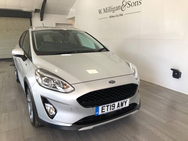 Ford Fiesta 1.0 EcoBoost Active 1 5dr Hatchback Petrol Silver