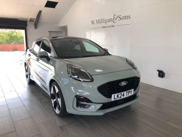 Ford Puma 1.0 EcoBoost Hybrid mHEV ST-Line X 5dr DCT Hatchback Petrol Grey