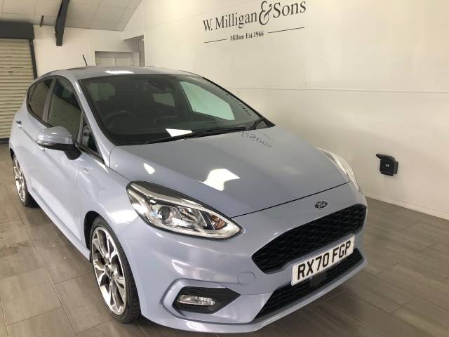 Ford Fiesta 1.0 EcoBoost Hybrid mHEV 155 ST-Line X Edition 5dr Hatchback Petrol Blue