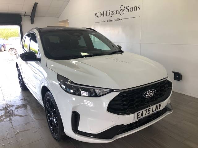 Ford Kuga 2.5 PHEV ST-Line X Black Package 5dr CVT Hatchback Petrol / Electric Hybrid White