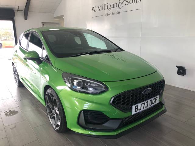 Ford Fiesta 1.5 EcoBoost ST-3 5dr Hatchback Petrol Green