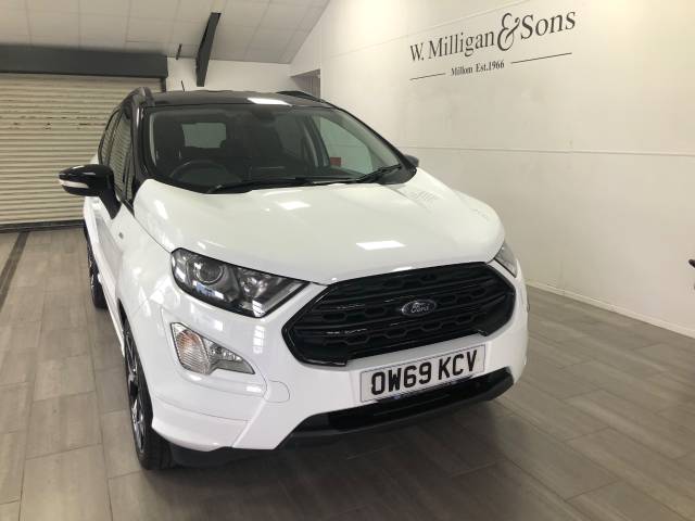 Ford Ecosport 1.0 EcoBoost 125 ST-Line 5dr Hatchback Petrol White