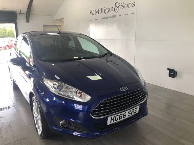 Ford Fiesta 1.0 EcoBoost 125 Titanium X 5dr Hatchback Petrol Blue