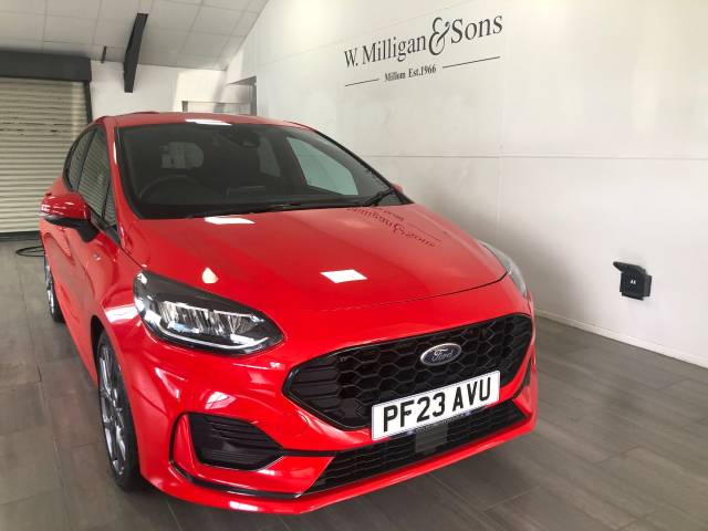 Ford Fiesta 1.0 EcoBoost ST-Line 5dr Hatchback Petrol Red