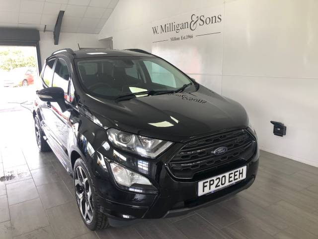 Ford Ecosport 1.0 EcoBoost 140 ST-Line 5dr Hatchback Petrol Black