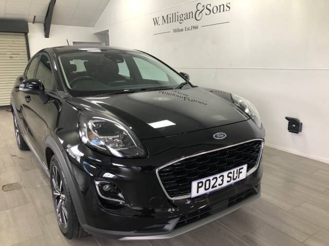 Ford Puma 1.0 EcoBoost Hybrid mHEV Titanium 5dr Hatchback Petrol Black