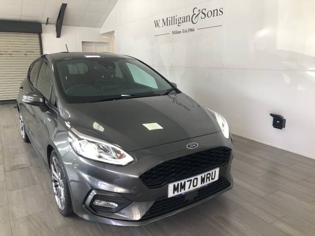 Ford Fiesta 1.0 EcoBoost Hybrid mHEV 125 ST-Line Edition 5dr Hatchback Petrol Grey