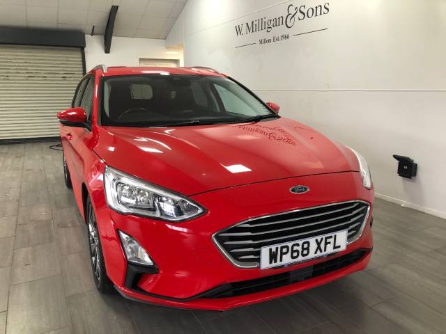 Ford Focus 1.5 EcoBlue 120 Zetec 5dr Estate Diesel Red