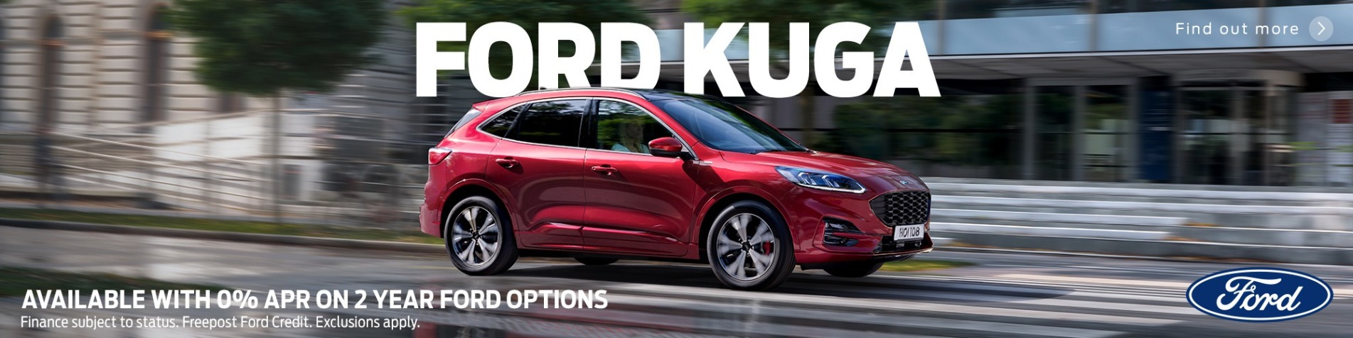 New Ford Kuga Banner Promotion